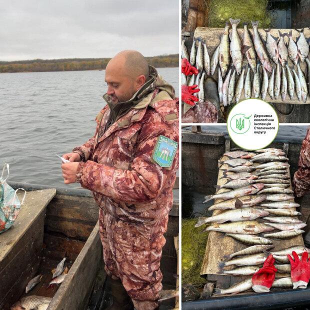 Спіймали рибу на десятки тисяч: Держекоінспекція виявила масштабне порушення.